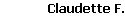 Claudette F.