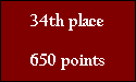 34th place

650 points