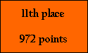 11th place

972 points