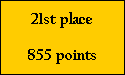 21st place

855 points
