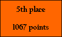 5th place

1067 points