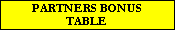 PARTNERS BONUS
TABLE