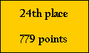 24th place

779 points