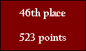 46th place

523 points